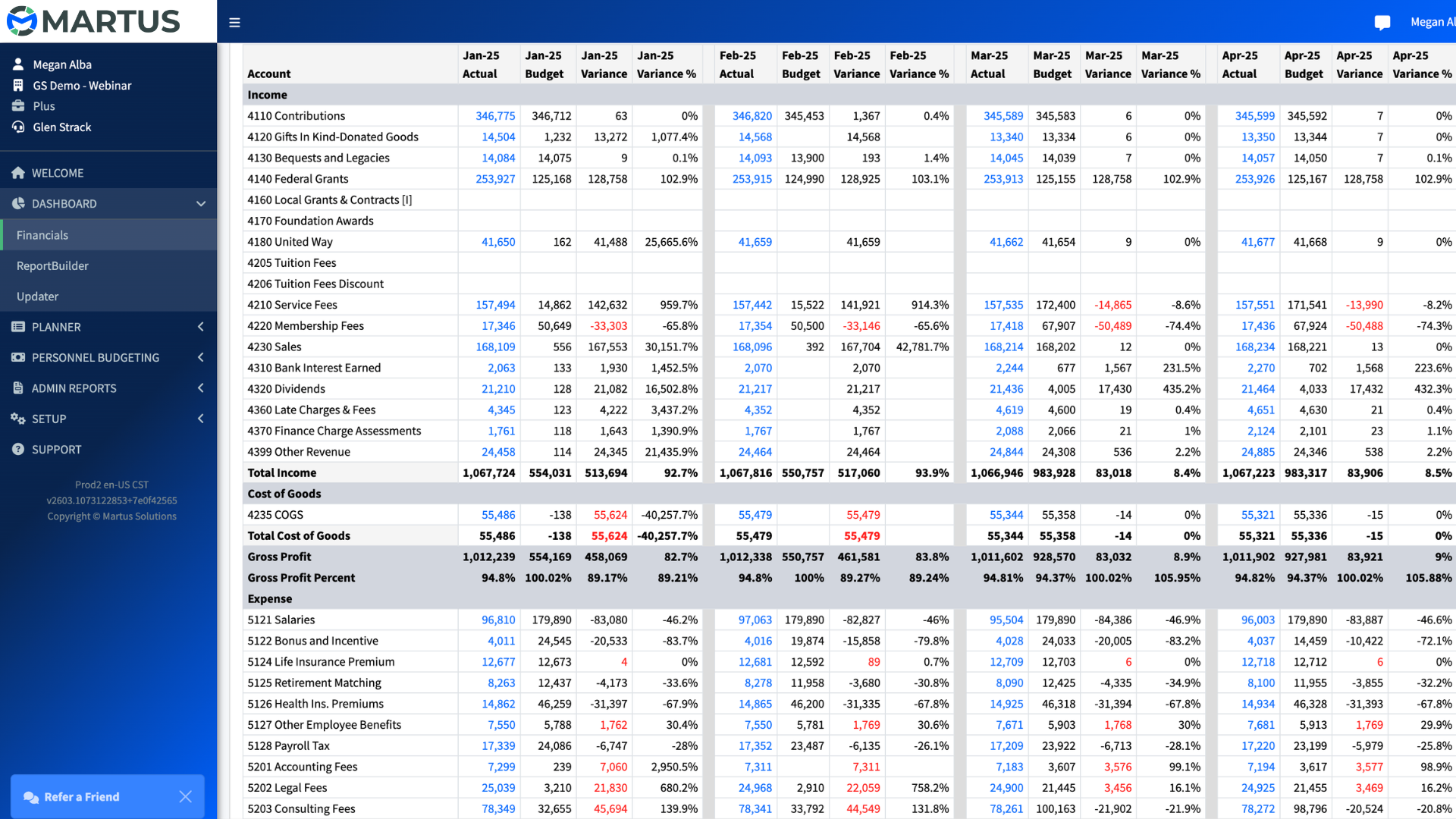 Reporting - Monthly Budget Comparison-1